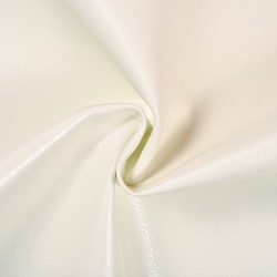 Ткань Дерматин (Кожзам) для мебели (Ширина 138см), цвет Белый (на отрез) в Мытищах