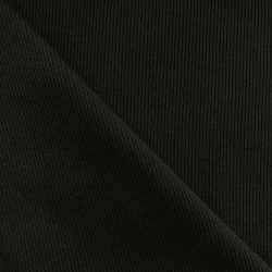 Ткань Кашкорсе, 420гм/2, 110см, цвет Черный (на отрез) в Мытищах