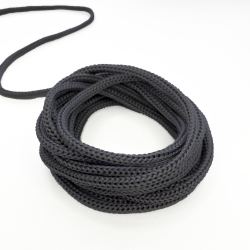 Шнур для одежды d-4.5мм, цвет Серый (на отрез)  в Мытищах