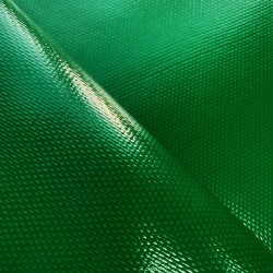 Ткань ПВХ 600 гр/м2 плотная (Ширина 1,5м), цвет Зелёный (на отрез) в Мытищах