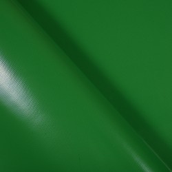 Ткань ПВХ 450 гр/м2 (Ширина 1,6м), цвет Зелёный (на отрез) в Мытищах