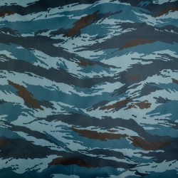 Ткань Oxford 210D PU (Ширина 1,48м), камуфляж &quot;Камыш Синий&quot; (на отрез) в Мытищах