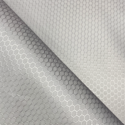 Ткань Oxford 300D PU Рип-Стоп СОТЫ, цвет Светло-Серый (на отрез) в Мытищах