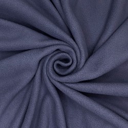 Ткань Флис Односторонний 130 гр/м2 (Ширина 150см), цвет Темно-серый (на отрез) в Мытищах