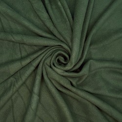 Ткань Флис Односторонний 130 гр/м2 (Ширина 150см), цвет Темный хаки (на отрез) в Мытищах