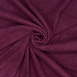 Ткань Флис Односторонний 130 гр/м2 (Ширина 150см), цвет Бордовый (на отрез) в Мытищах