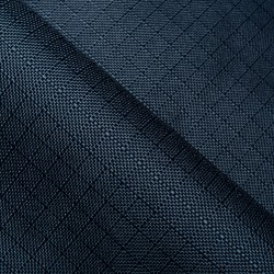 Ткань Oxford 600D PU РИП-СТОП (Ширина 1,48м), цвет Темно-Синий (на отрез) в Мытищах