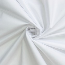 Ткань Дюспо 240Т  WR PU Milky (Ширина 150см), цвет Белый (на отрез) в Мытищах