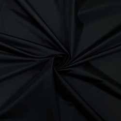 Ткань Дюспо 240Т  WR PU Milky (Ширина 150см), цвет Черный (на отрез) в Мытищах