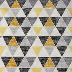 Интерьерная ткань Дак (DUCK) (ширина 1,8м), принт &quot;Малые Треугольники&quot; (на отрез) в Мытищах