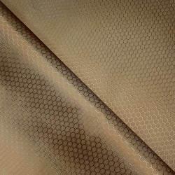 Ткань Oxford 300D PU Рип-Стоп СОТЫ, цвет Светло-Коричневый (на отрез) в Мытищах