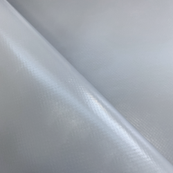 Ткань ПВХ 450 гр/м2 (Ширина 1,6м), цвет Серый (на отрез) в Мытищах