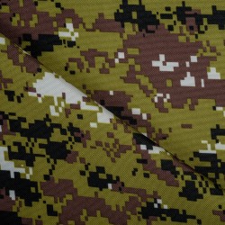 Ткань Oxford 600D PU (Ширина 1,48м), камуфляж Цифра Зеленая (на отрез) в Мытищах