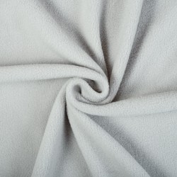 Ткань Флис Односторонний 180 гр/м2 (Ширина 150см), цвет Светло-Серый (на отрез) в Мытищах