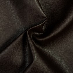 Эко кожа (Искусственная кожа) (Ширина 138см), цвет Темно-Коричневый (на отрез) в Мытищах