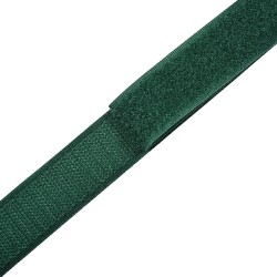 Контактная лента 25мм цвет Зелёный (велькро-липучка, на отрез) в Мытищах