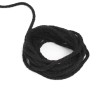 Шнур для одежды тип 2, цвет Чёрный (плетено-вязаный/полиэфир)