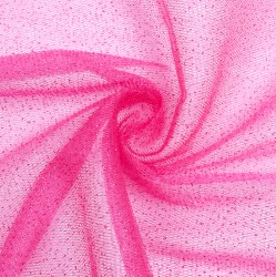 Фатин (мягкий) (Ширина 1,5м),  Розовый Металлик (на отрез) в Мытищах